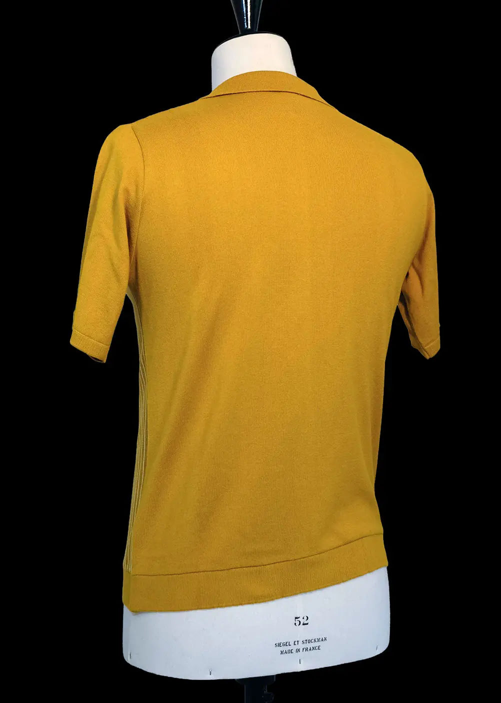 Knit shirt moutarde Dorian